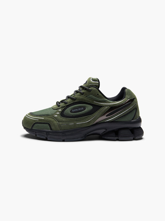 BANLIEUE SNEAKER (WINTER EDITION) | OLIVE GREEN / BLACK