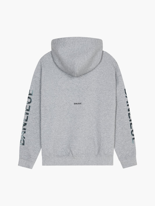 CHROME V2 HOODED VEST | HEATHER GREY / SILVER