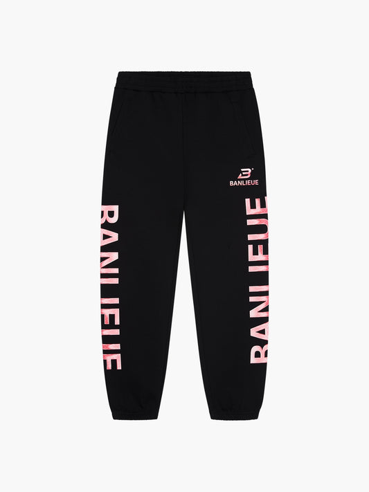 CHROME V2 SWEATPANTS | BLACK / PINK