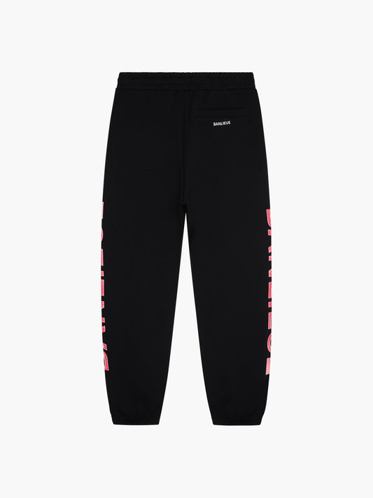 CHROME V2 SWEATPANTS | BLACK / PINK