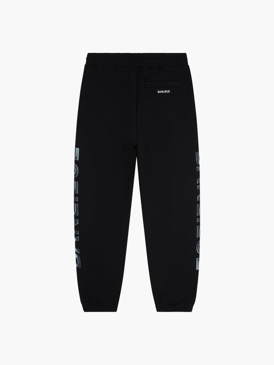 CHROME V2 SWEATPANTS | BLACK / SILVER
