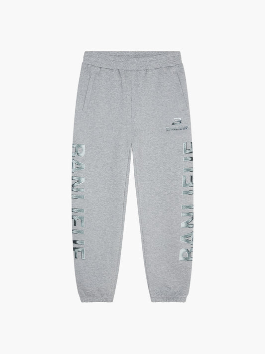 CHROME V2 SWEATPANTS | HEATHER GREY / SILVER