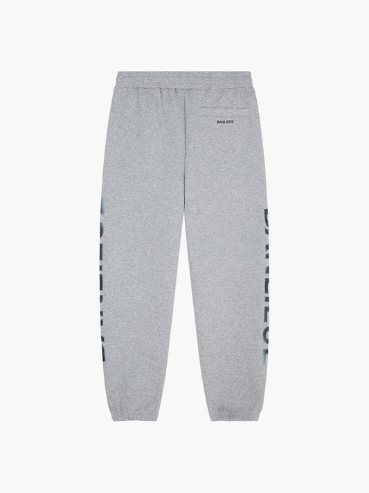 CHROME V2 SWEATPANTS | HEATHER GREY / SILVER