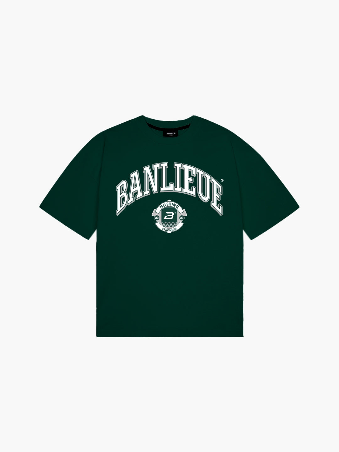 CREST V2 T-SHIRT | DARK ROYAL GREEN