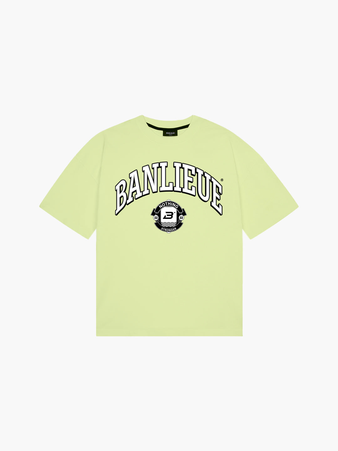 CREST V2 T-SHIRT | LIME CREAM