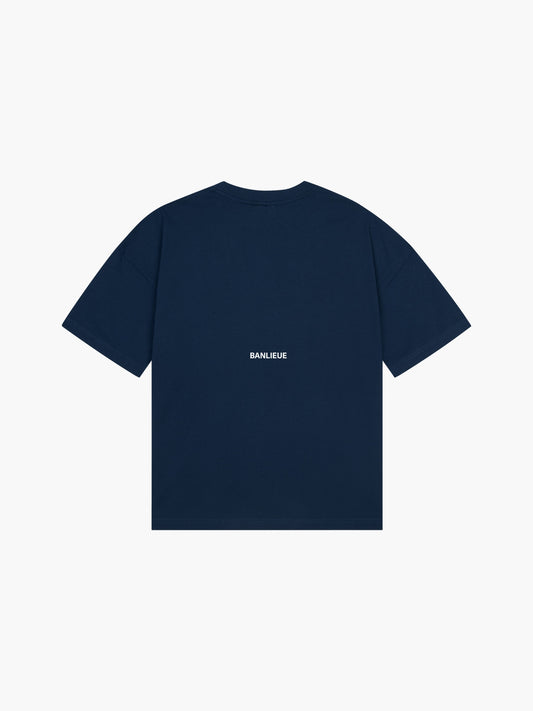 CREST V2 T-SHIRT | NAVY