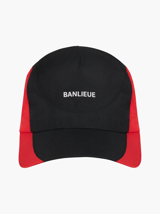 BANLIEUE + KFC PERFORMANCE CAP | BLACK / RED