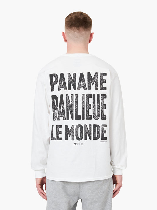 PANAME V2 LONGSLEEVE T-SHIRT | WHITE