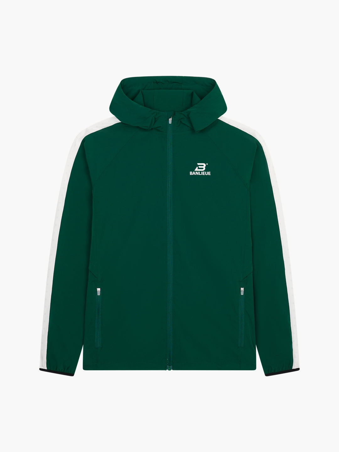 PERFORMANCE V2 HOODED TRACKTOP | DARK ROYAL GREEN