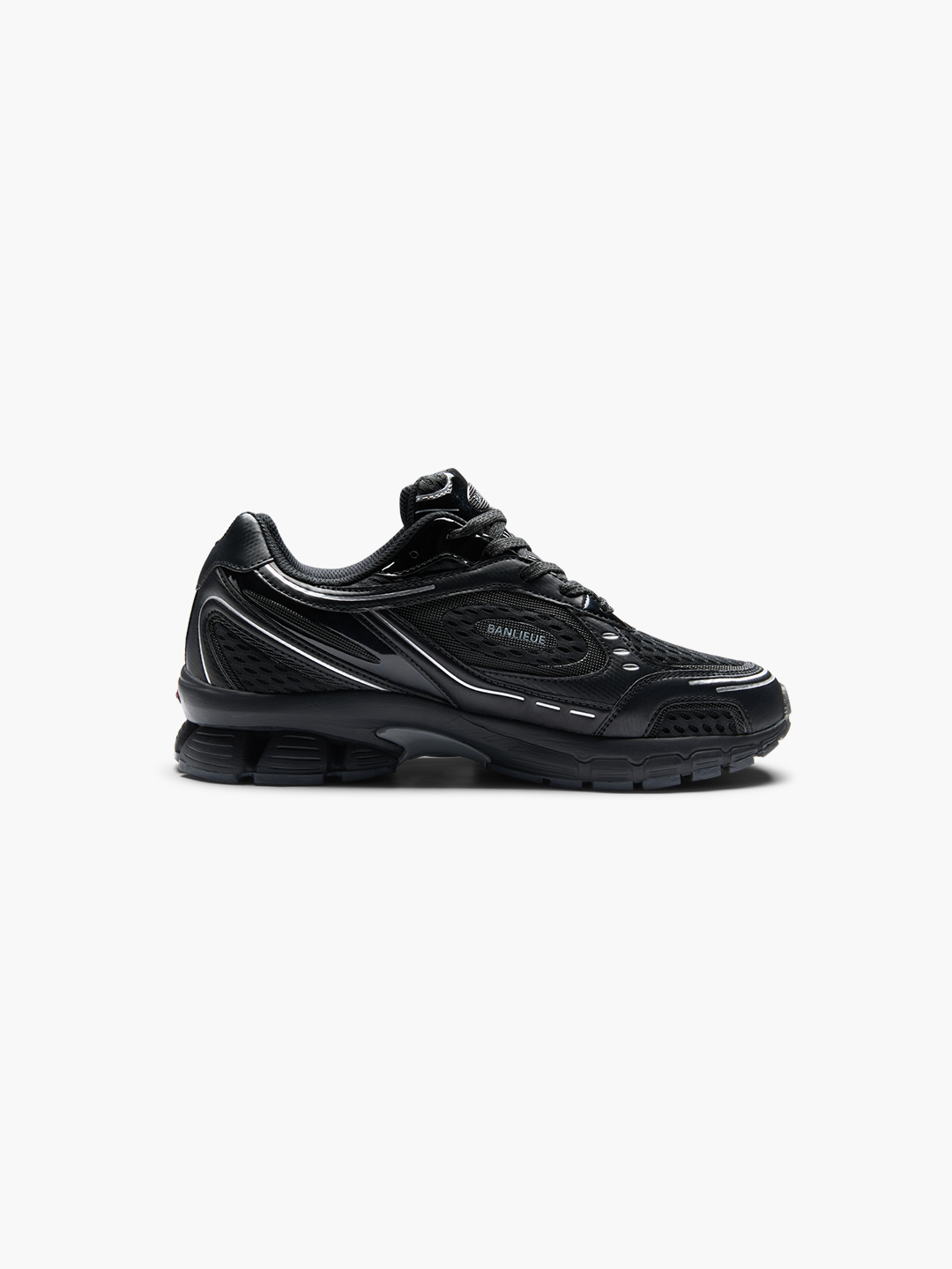 BANLIEUE PATENT SNEAKER | CORE BLACK / PATENT BLACK