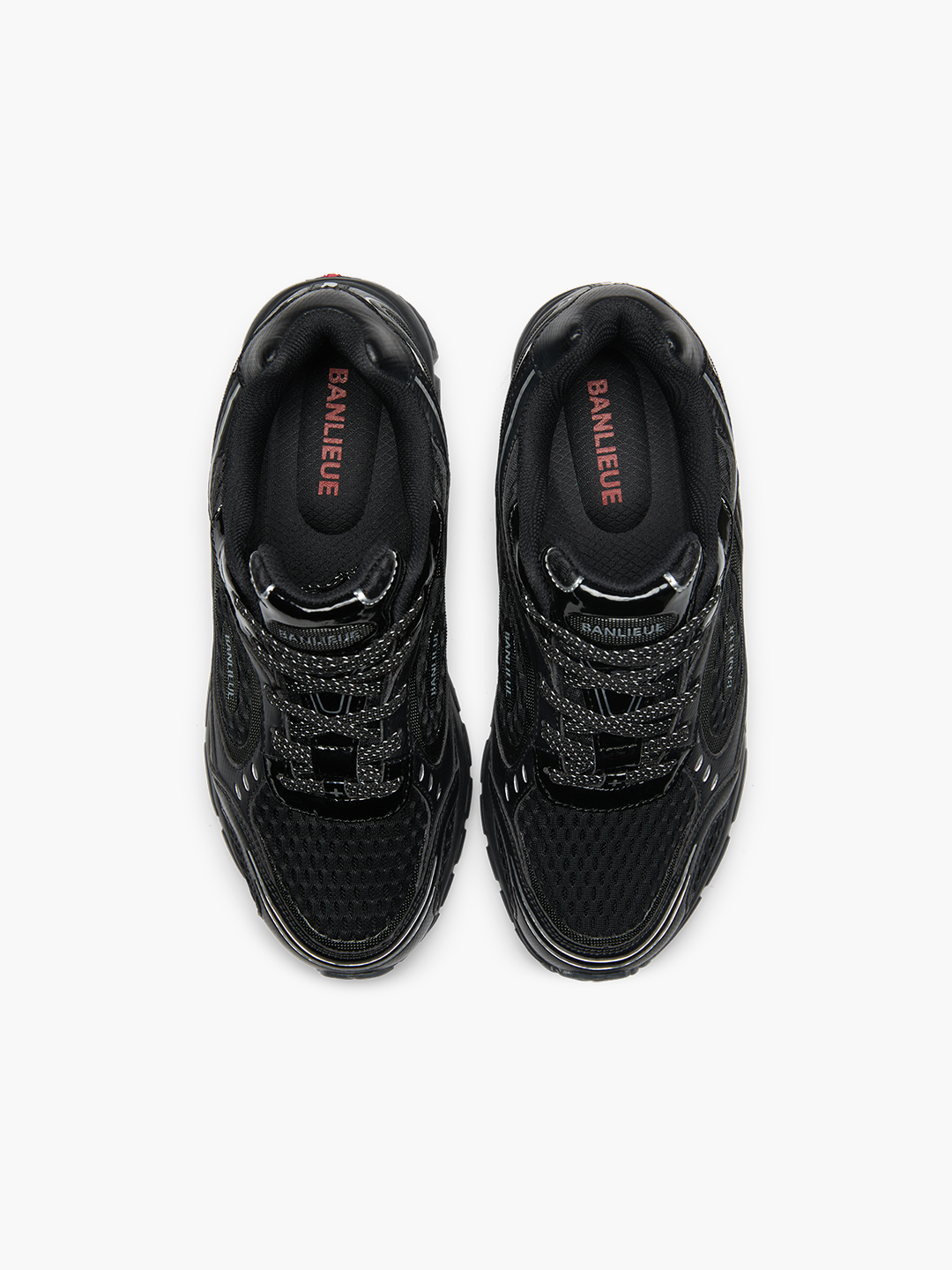 BANLIEUE PATENT SNEAKER | CORE BLACK / PATENT BLACK