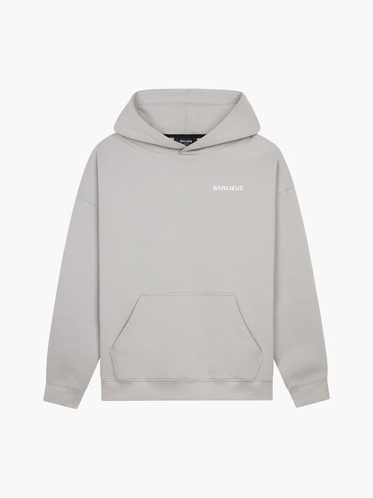 SCRIPT HOODIE | GREY