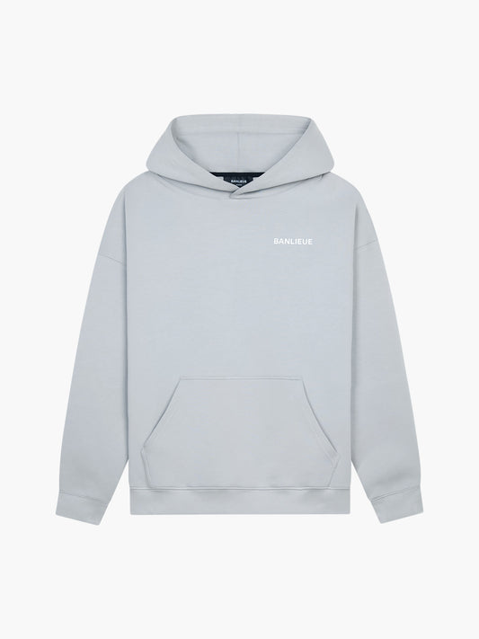 SCRIPT HOODIE | GREY