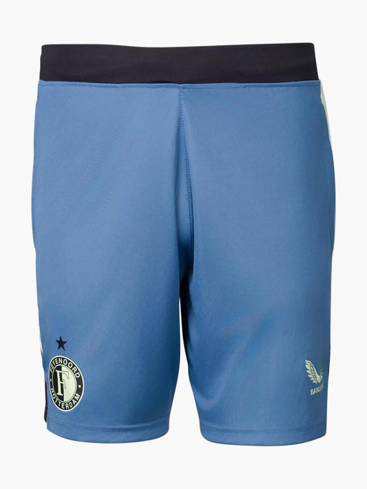 FEYENOORD PRO PLAYERS TRAINING SHORTS WZ POCKETS | CORONET BLUE / LIME CREAM