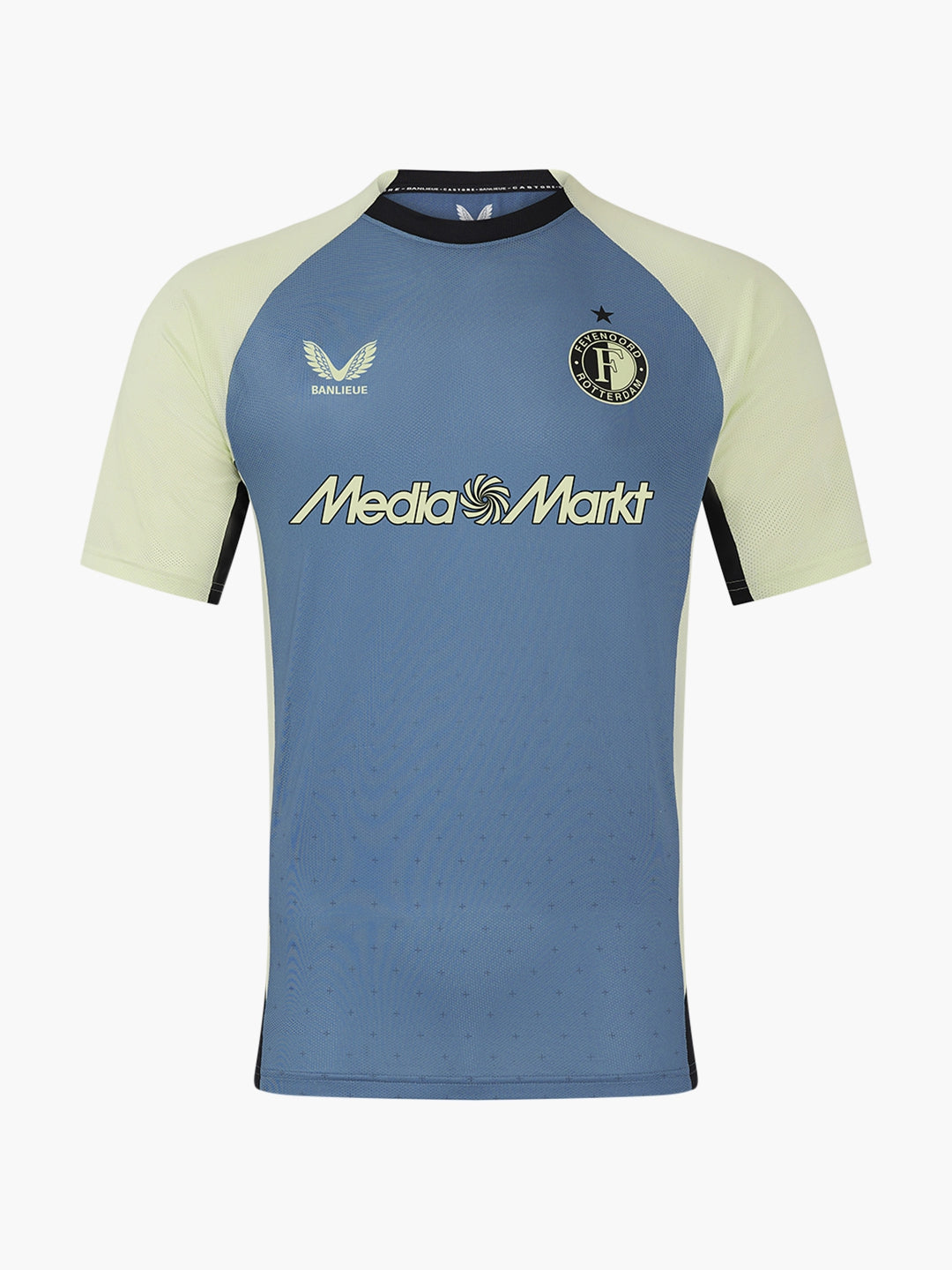 FEYENOORD PRO PLAYERS TRAINING SHORT SLEEVE TEE | CORONET BLUE / LIME CREAM