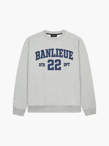 UNIVERSITY SWEATER | HEATHER GREY / NAVY