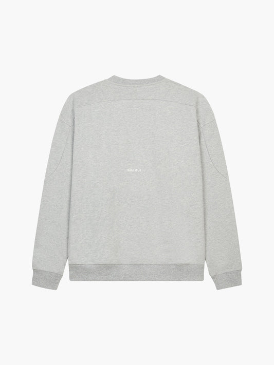UNIVERSITY SWEATER | HEATHER GREY / NAVY