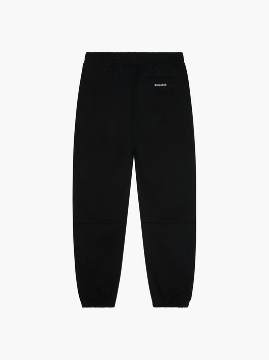 UNIVERSITY  SWEATPANTS | BLACK / IVORY WHITE