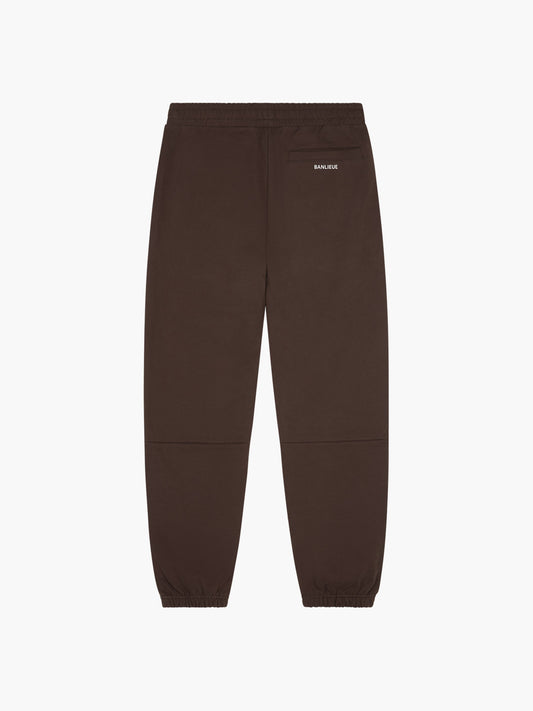 UNIVERSITY  SWEATPANTS | BROWN / IVORY WHITE