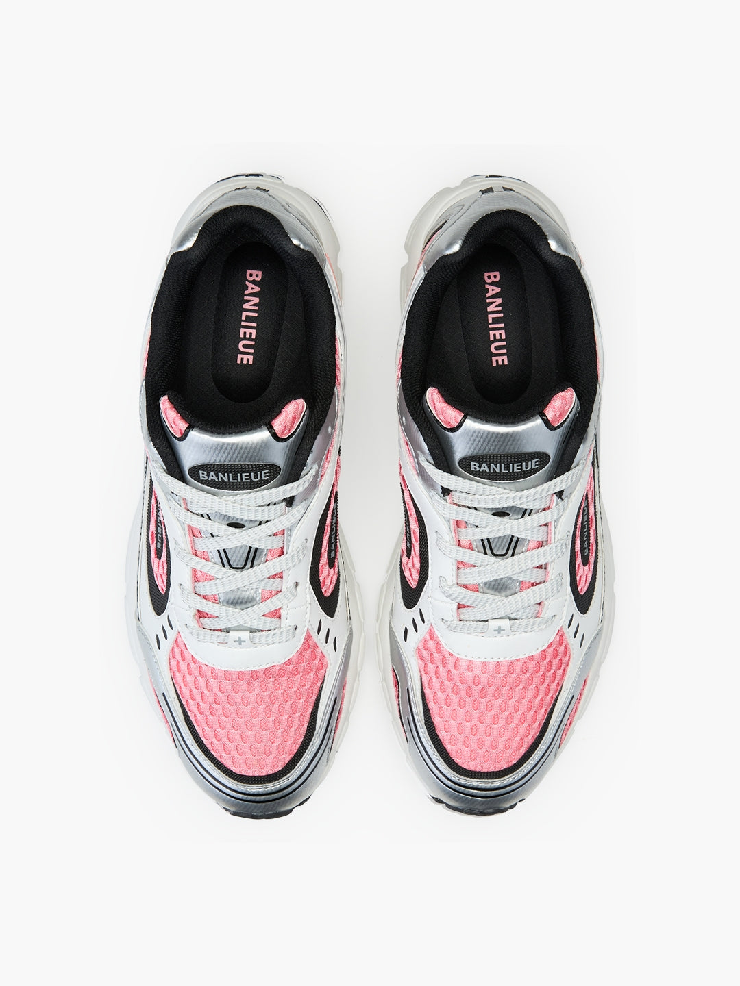 THE RUNNER+ | SOFT PINK / METALLIC SILVER / CORE BLACK