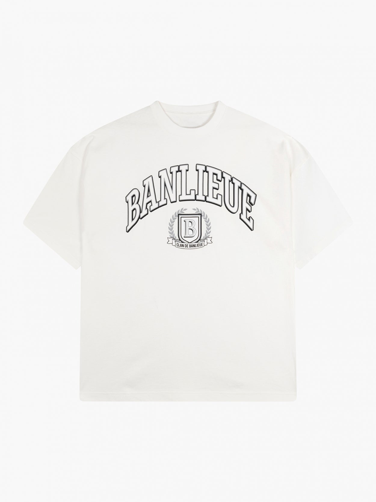 T-shirt Crest | Riz blanc