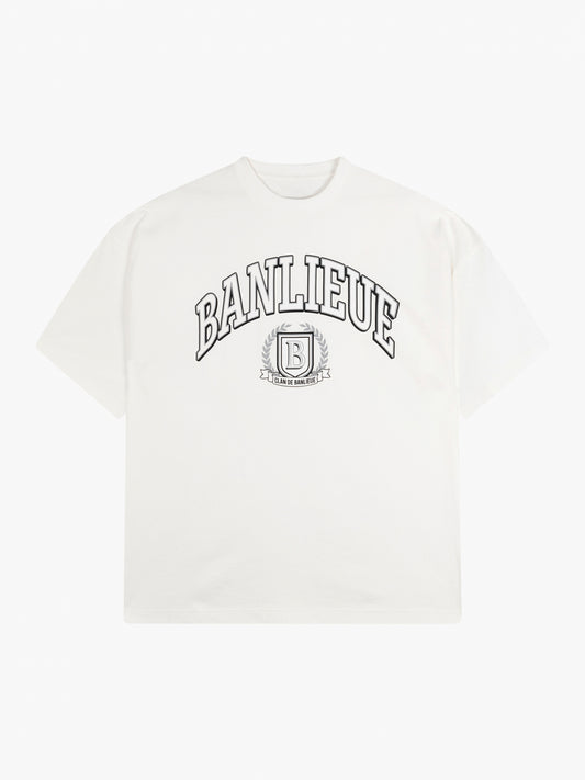 T-shirt Crest | Riz blanc
