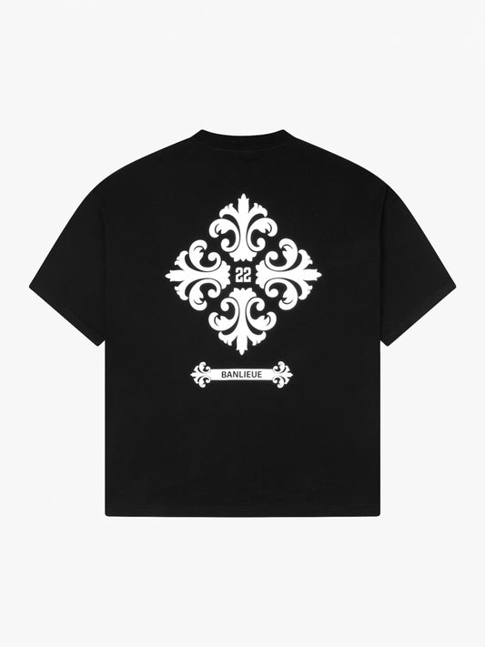 Fleur de Lis T-shirt | Zwart