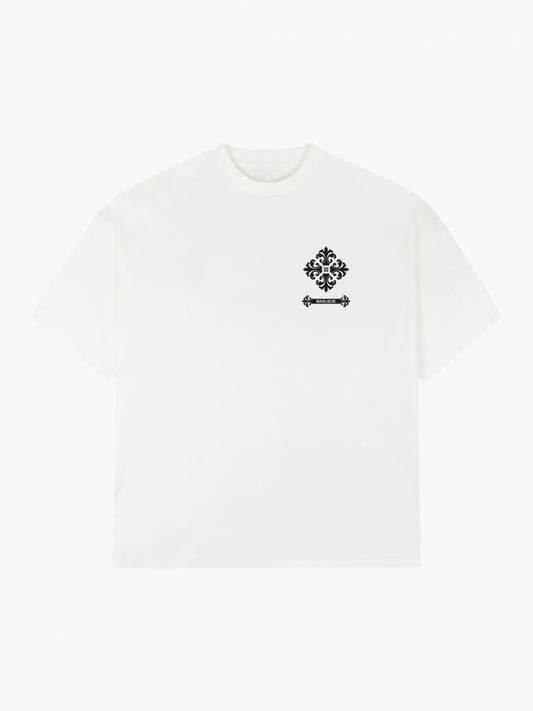 T-shirt Fleur de Lis | Riz blanc
