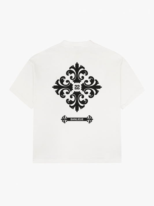 Fleur de Lis T-shirt | Rijstwit