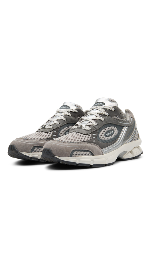 BANLIEUE SNEAKER (SUEDE) | CLOUD GREY / METALLIC SILVER / CORE WHITE