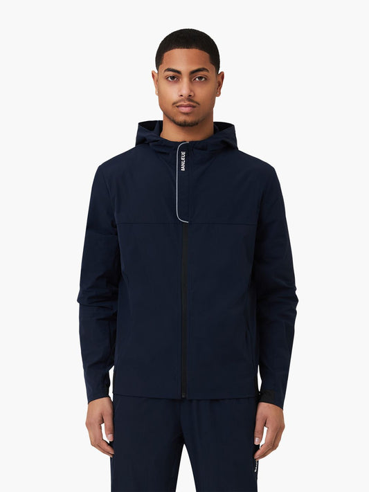 PERFORMANCE HOODED TRACKTOP | NAVY