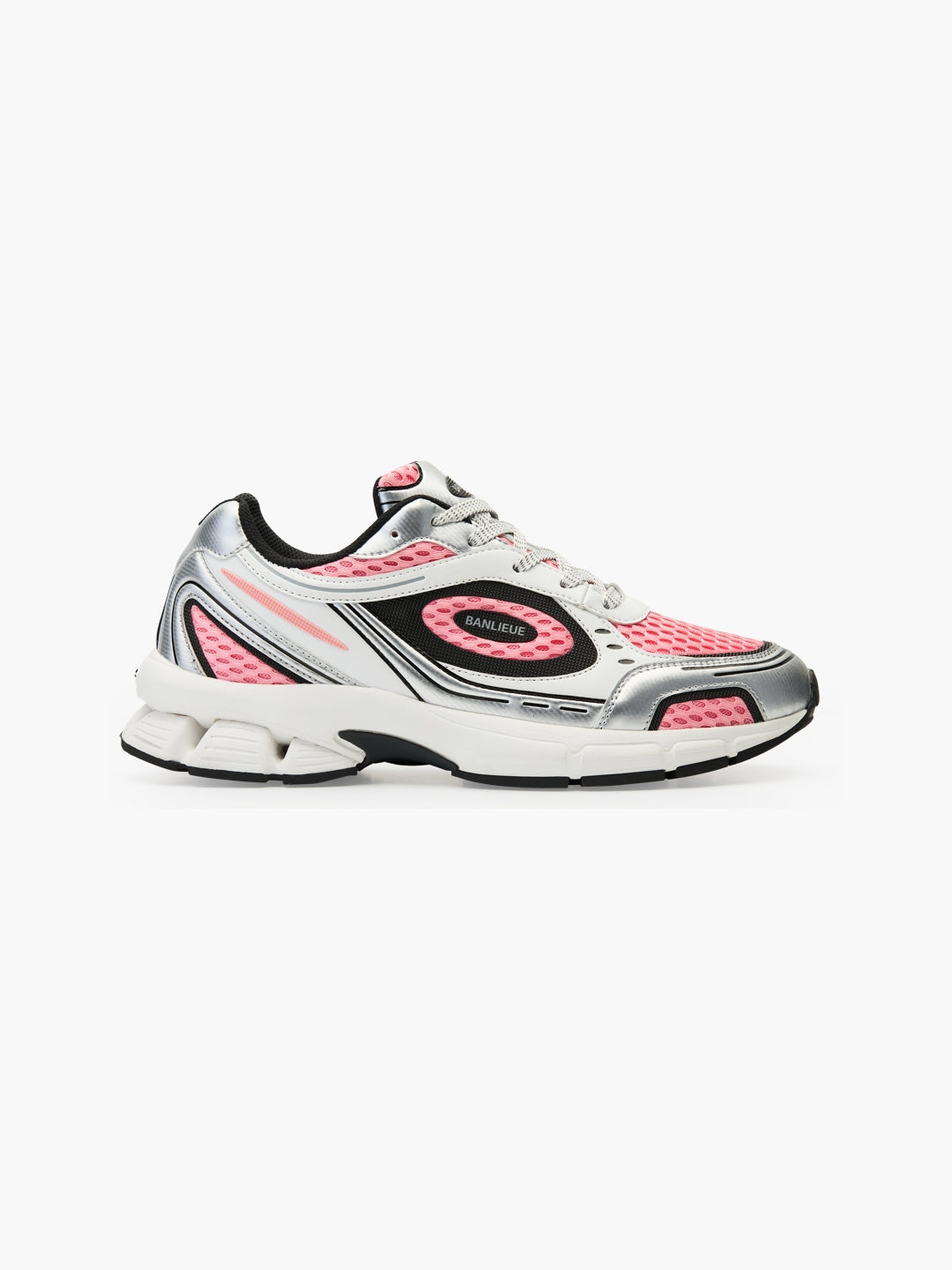 THE RUNNER+ | SOFT PINK / METALLIC SILVER / CORE BLACK