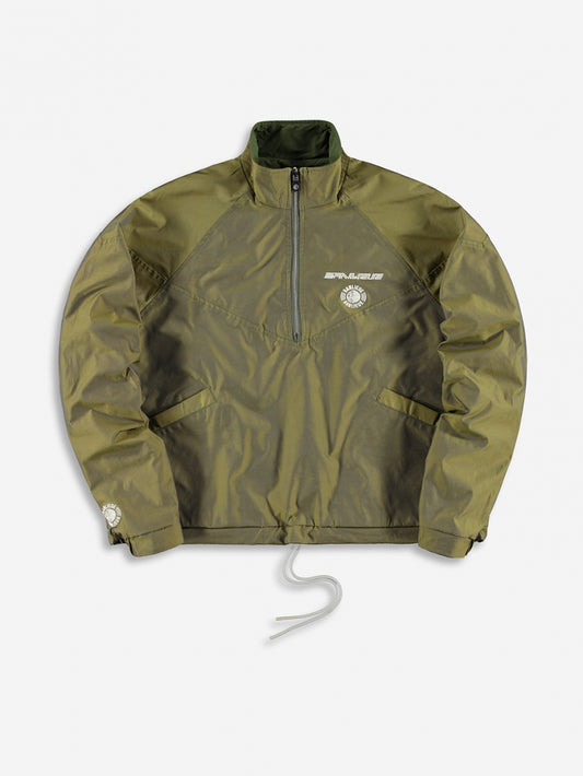 REVERSIBLE WARMING UP ANORAK | KHAKI