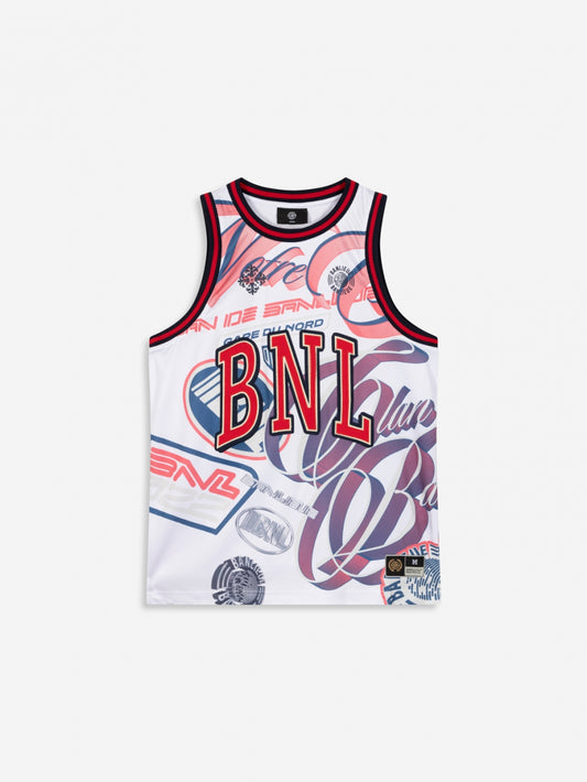 BANLIEUE | Basketbal jersey wit 
